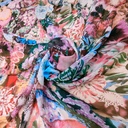 All Floral Print On Silk Chiffon