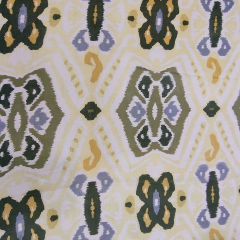 Astic Batik Print On Silk Chiffon