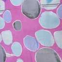 Seashore Pebbles Print On Silk Chiffon