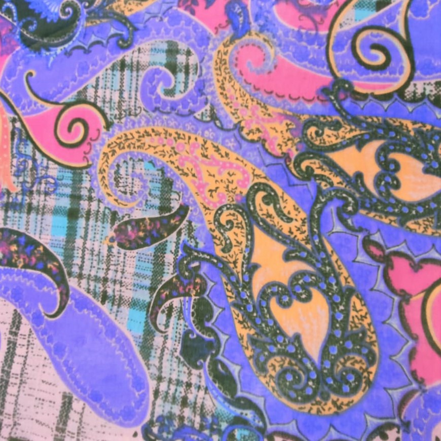 Print On Silk Chiffon#45