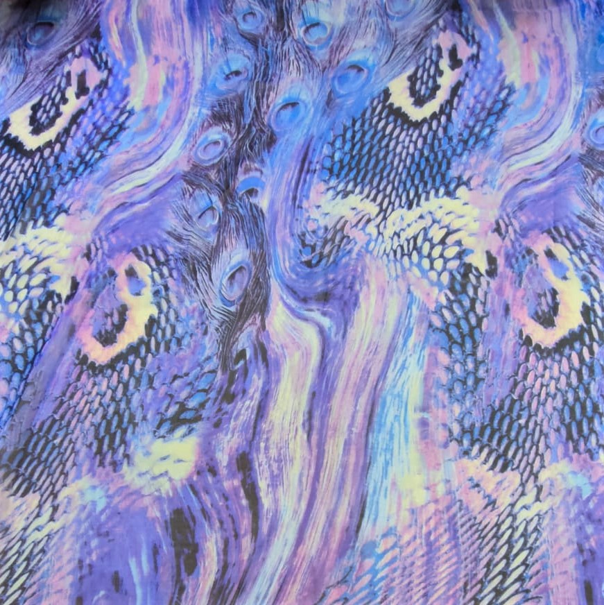 Print On Silk Chiffon#50