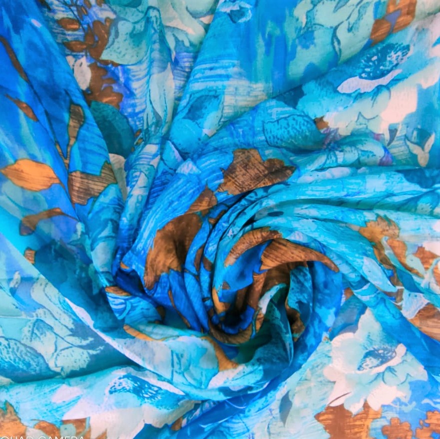 Print On Silk Chiffon#62