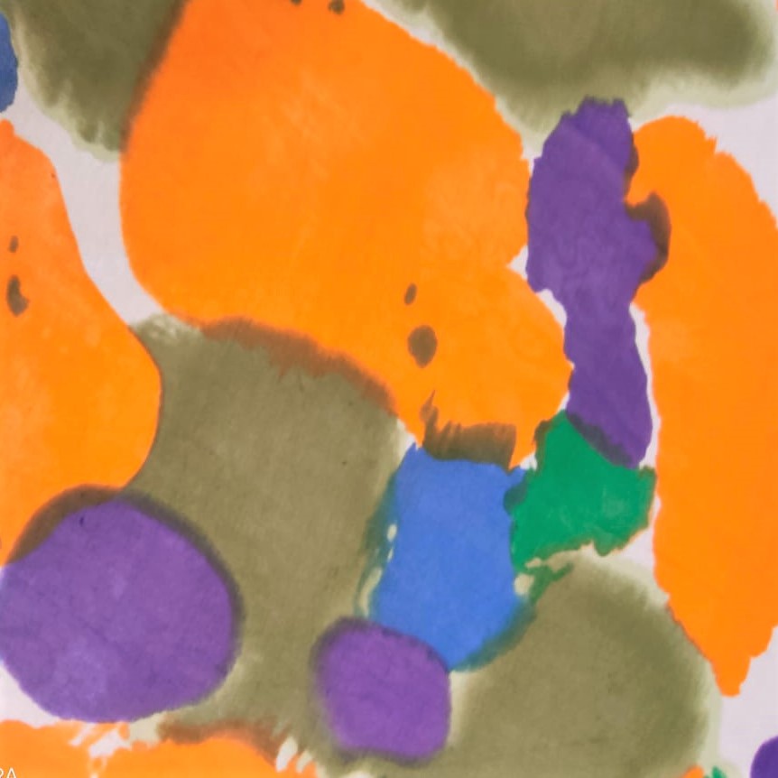 Print On Silk Chiffon#64