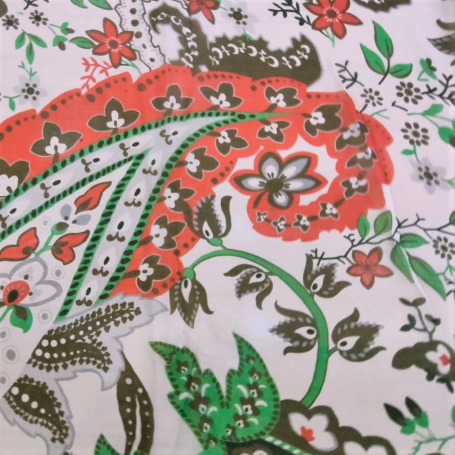 Print On Silk Chiffon#90