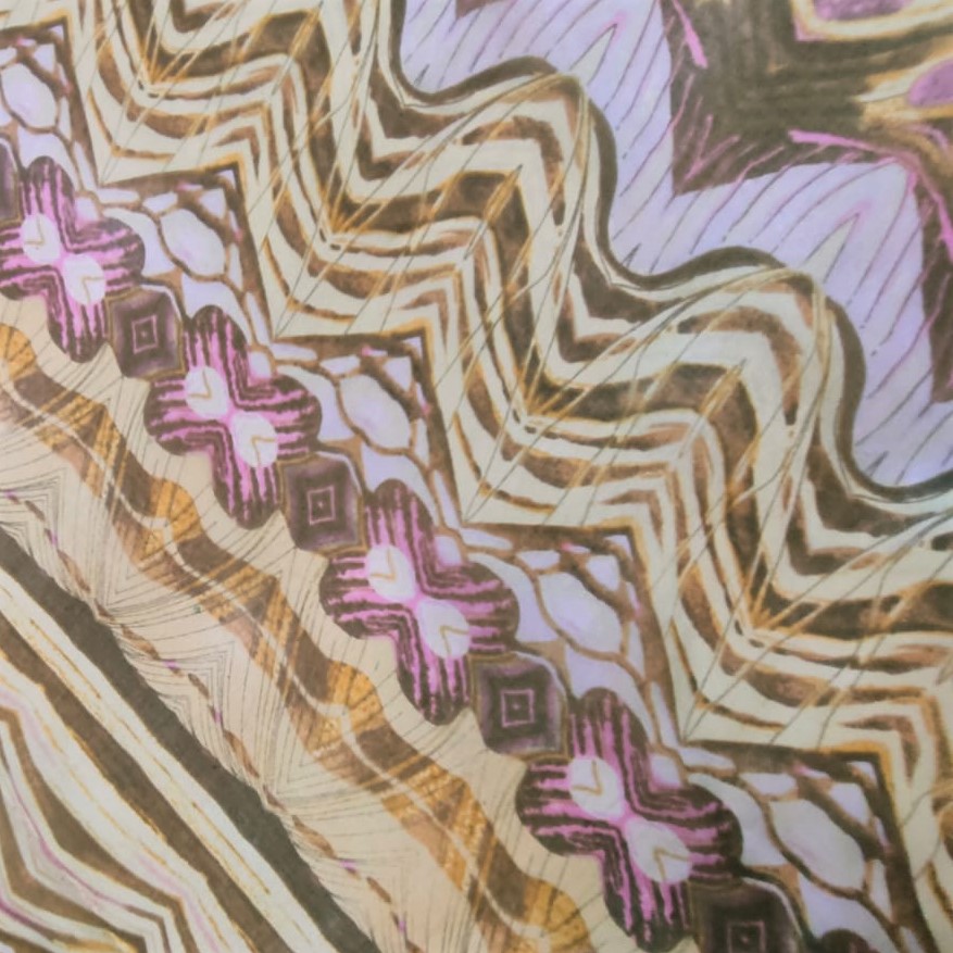 Print On Silk Chiffon#93