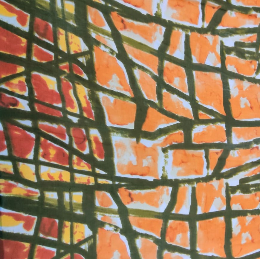 Print On Silk Chiffon#94