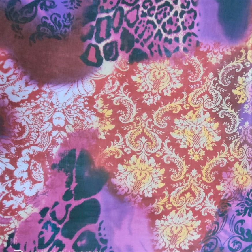 Print On Silk Chiffon#101