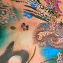 Print On Silk Chiffon#110