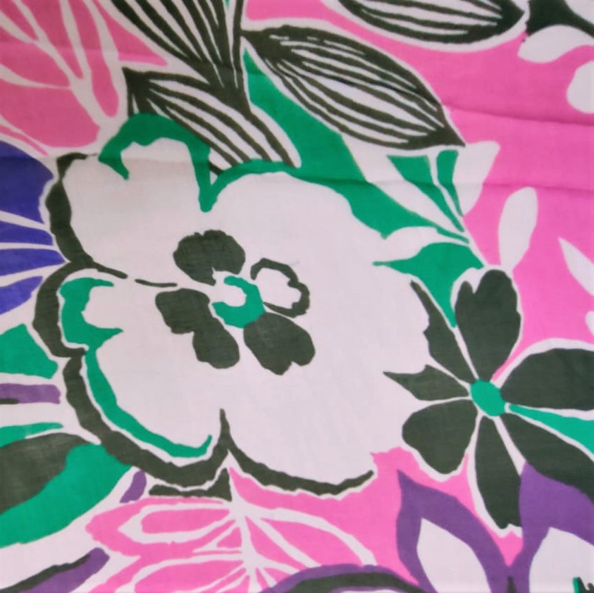 Print on Silk Chiffon#107