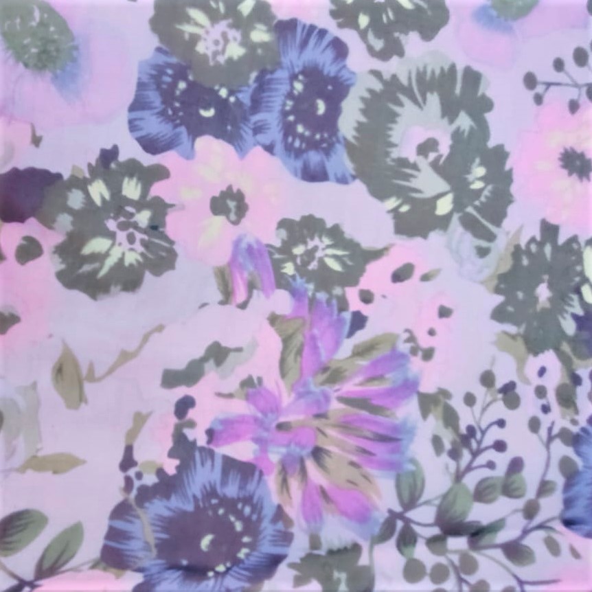 Print On Silk Chiffon #126