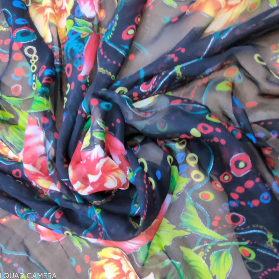 Print On Silk Chiffon #139