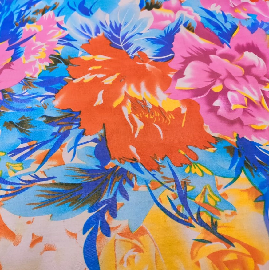 Print On Silk Chiffon#141