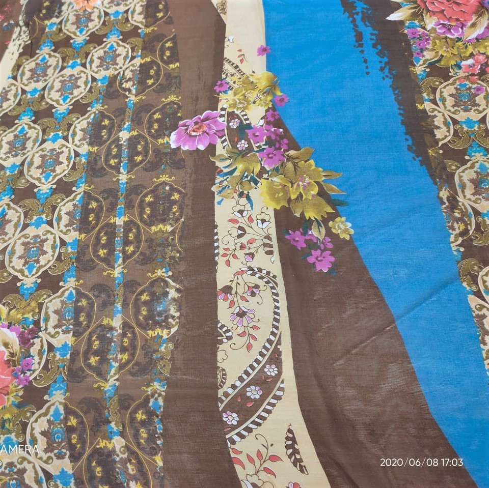 Print On Silk Chiffon#145