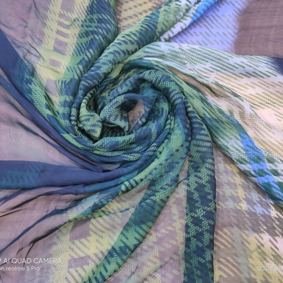 Print On Silk Chiffon#150