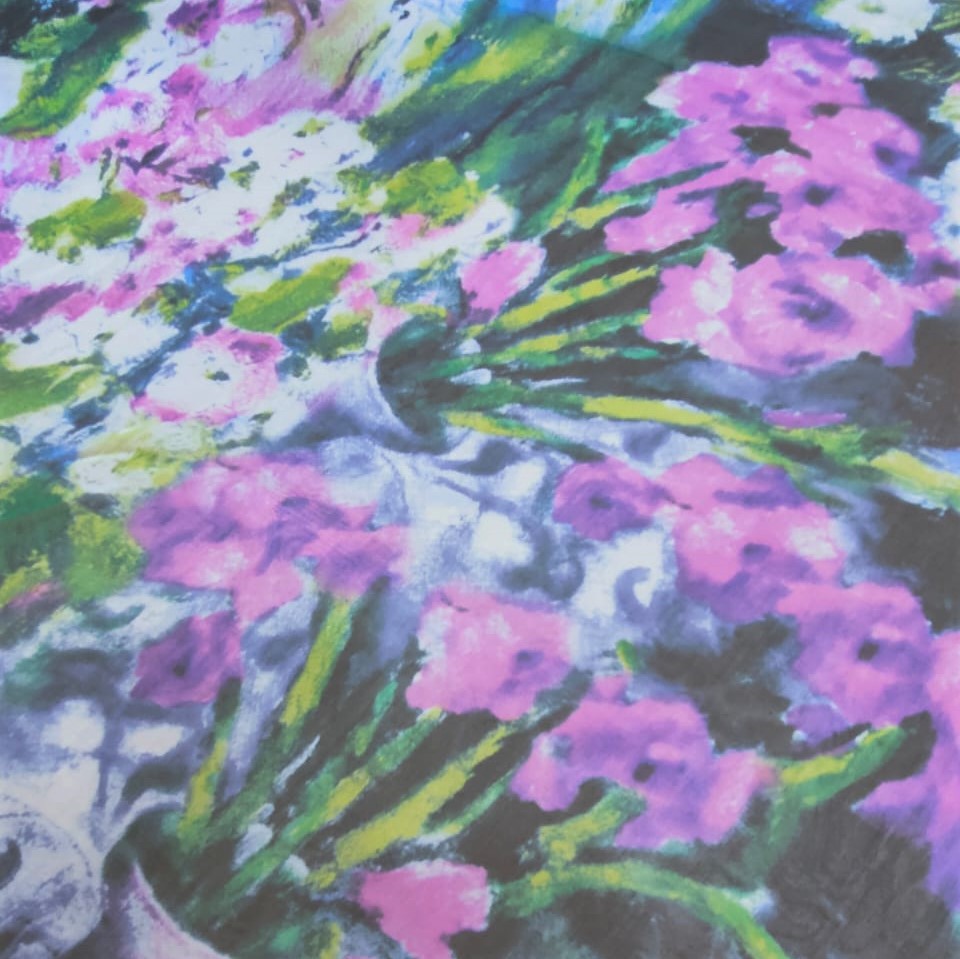 Print On Silk Chiffon#162