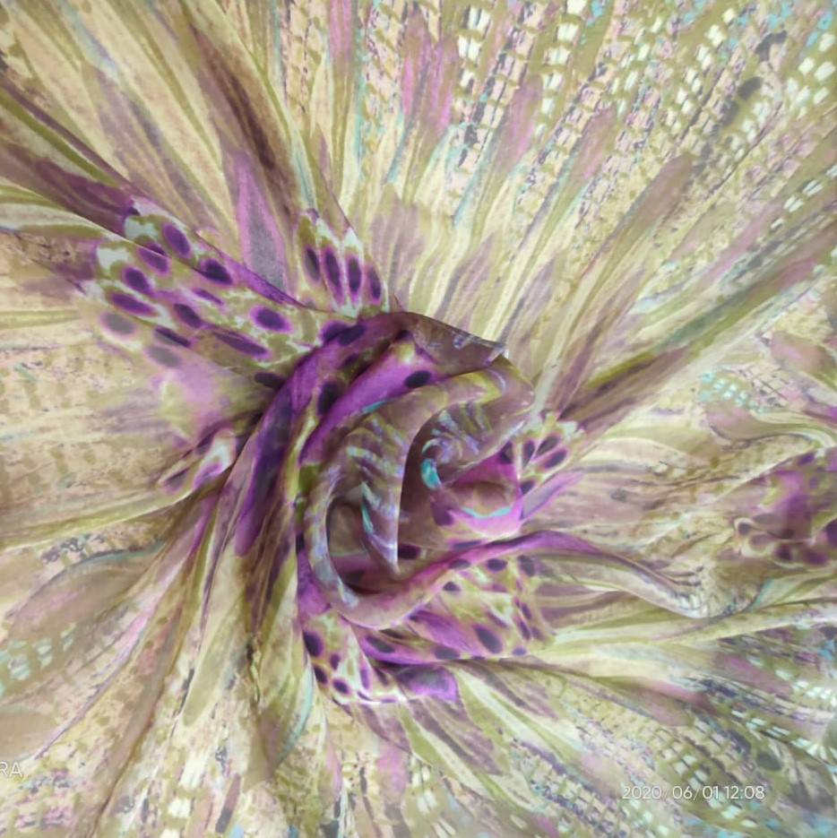 Print On Silk Flat#04