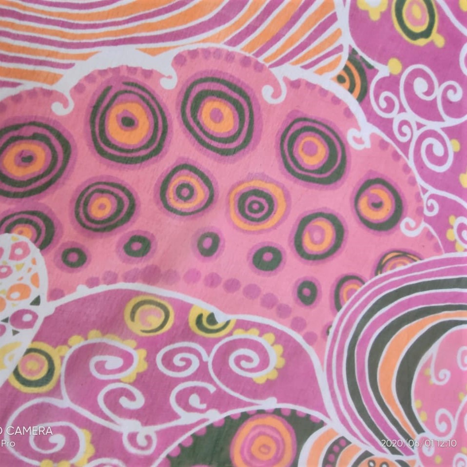 Print On Silk Georgette#04