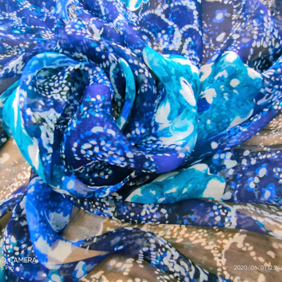 Print On Silk Georgette#10