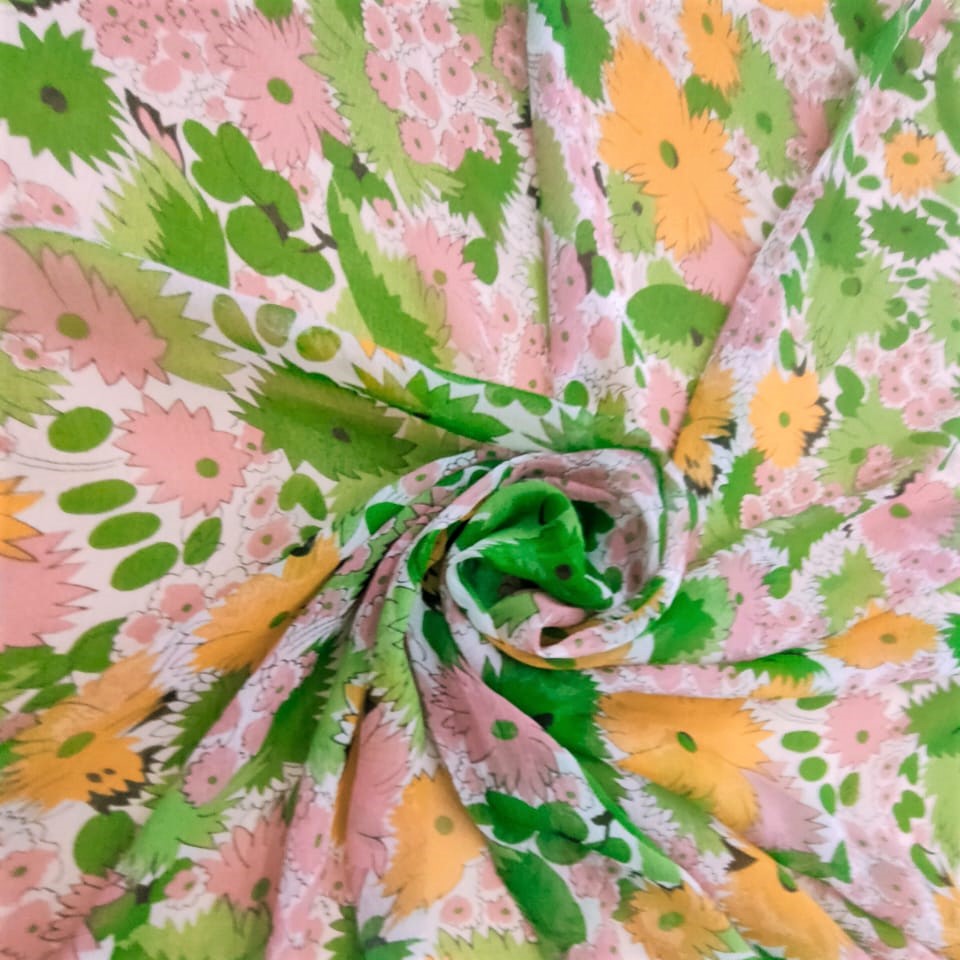 Print On Crush Silk Chiffon#03