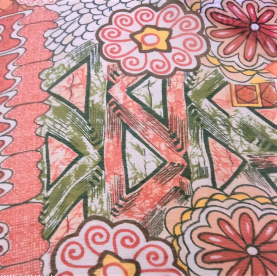 Print On Crush Silk Chiffon#04