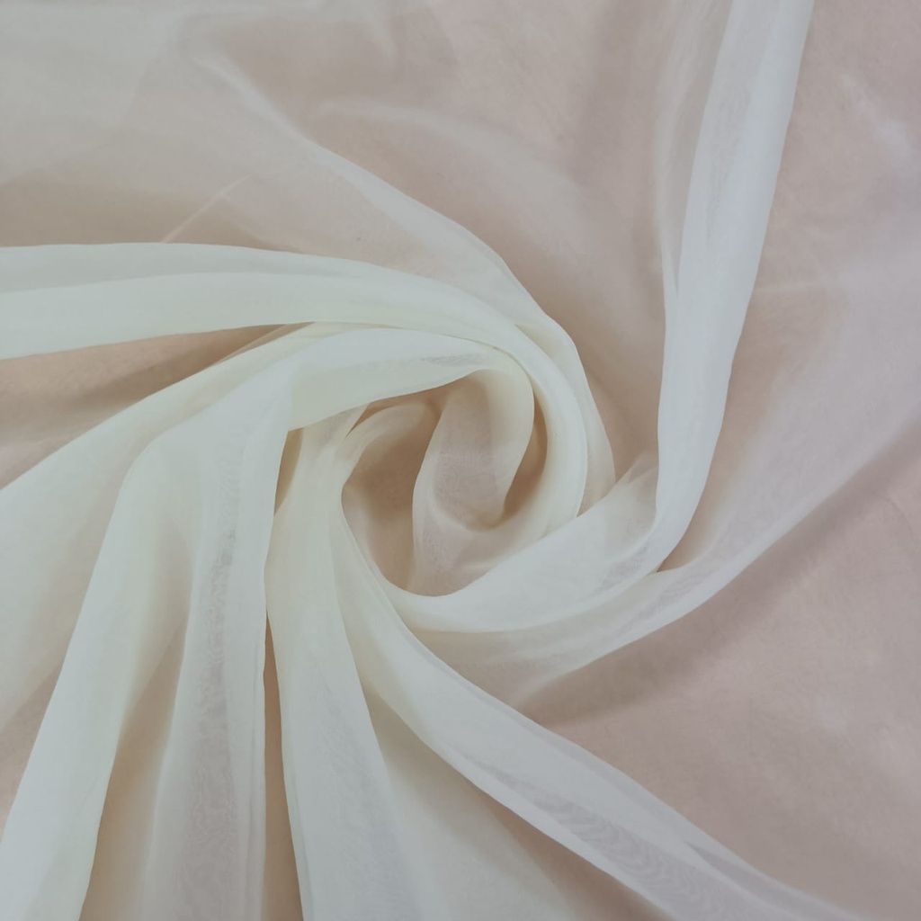 Ginger Organza Dyed Fabric