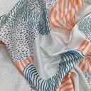 Dots Artwork Print Korean Satin SS22L-KSPL44