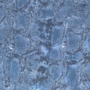 Royal Blue Snake Skin Print On Korean Satin SS22L KSPL48