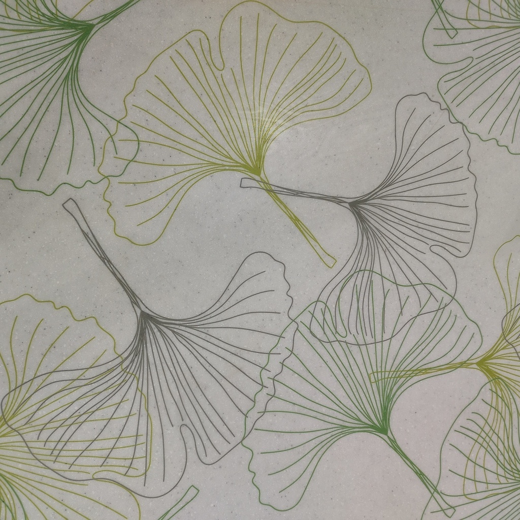 White Base Ocean Flower Print On Organza SS22A-ORPA10