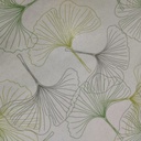 White Base Ocean Flower Print On Organza SS22A-ORPA10