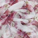 Red Orchird Floral Print On Organza SS22A-ORPA61