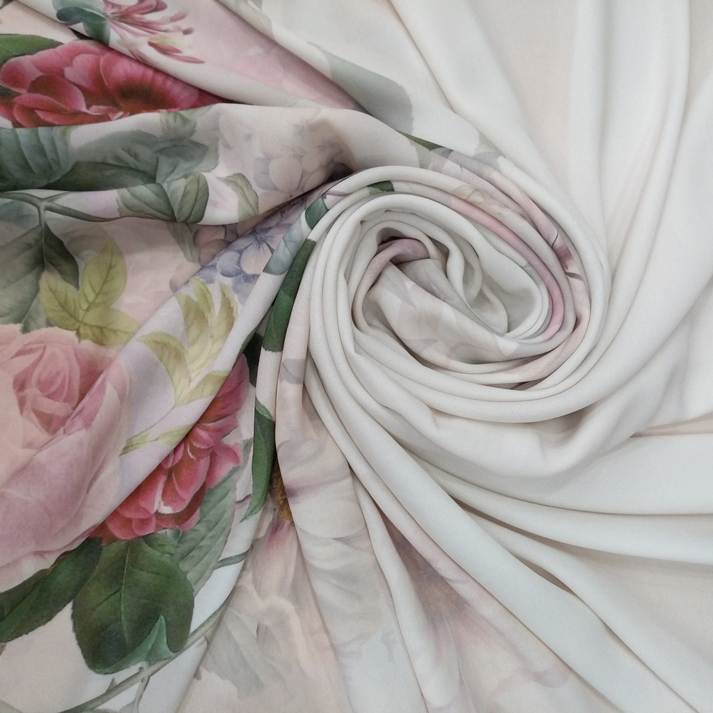 Botenic Rose Garden Print On Royal Georgette (SS22A) RGPA12