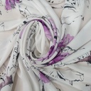 Voilet Lily Print On Royal Georgette (SS22A) RGPA70