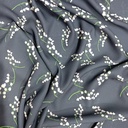 White Flower Print On Royal Georgette (SS22A) RGPA24