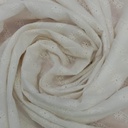 White Cotton Schiffli Embroidery#44