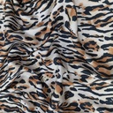 Chrome Satin Sumo Animal Print Fabric SS22N CSPB03