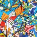 Multi Colour Traditional Print On Royal Georgette (SS22N) RGPB25