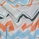 Zig Zag Lookprint On Royal Georgette (SS22N) RGPB58