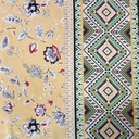 Bohemian Border Floral Print On korean Satin SS22L-KSPL04