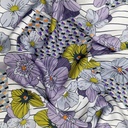 Big Flower Wall Print On Korean Satin SS22L KSPL11