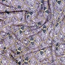 Ogee Pink Print On Royal Georgette (SS22N) RGPB85