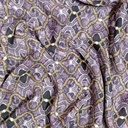 Ogee Violet Base Print On Royal Georgette (SS22N) RGPB87
