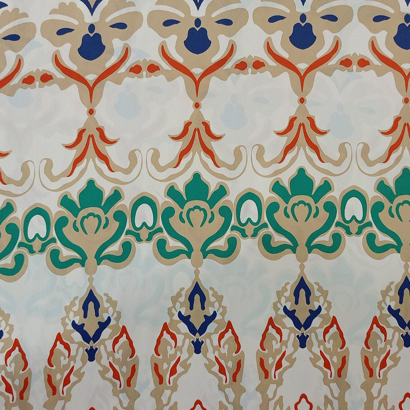 Ancient Bohemian Print On Korean Satin SS22N KSPB21