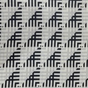 Black & White Abstract Print On Korean Satin SS22N KSPB22