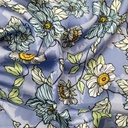 Floral Print On Korean Satin SS22N KSPB57