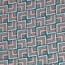 Pink Geometrical Box Print On Korean Satin SS2N KSPB69