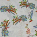 Pot Floral Print On Korean Satin SS22N KSPB88