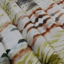Brown Snake Skin Print On Twill Satin (PA03C#1) TSPS40