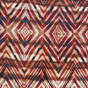 Orange Geometrical Art Print On Twill Satin (D#71C#3) TSPS59