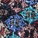 Embroidered Sequins (Diamond, Colour-Black)