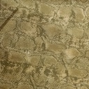 Mustard Snake Skin Print On Korean Satin SS22L KSPL53
